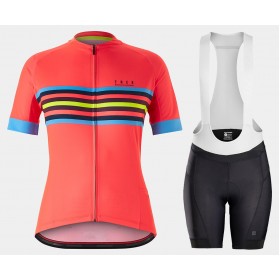 Tenue Maillot + Cuissard à Bretelles 2021 Bontrager Trek Anara Femme N003